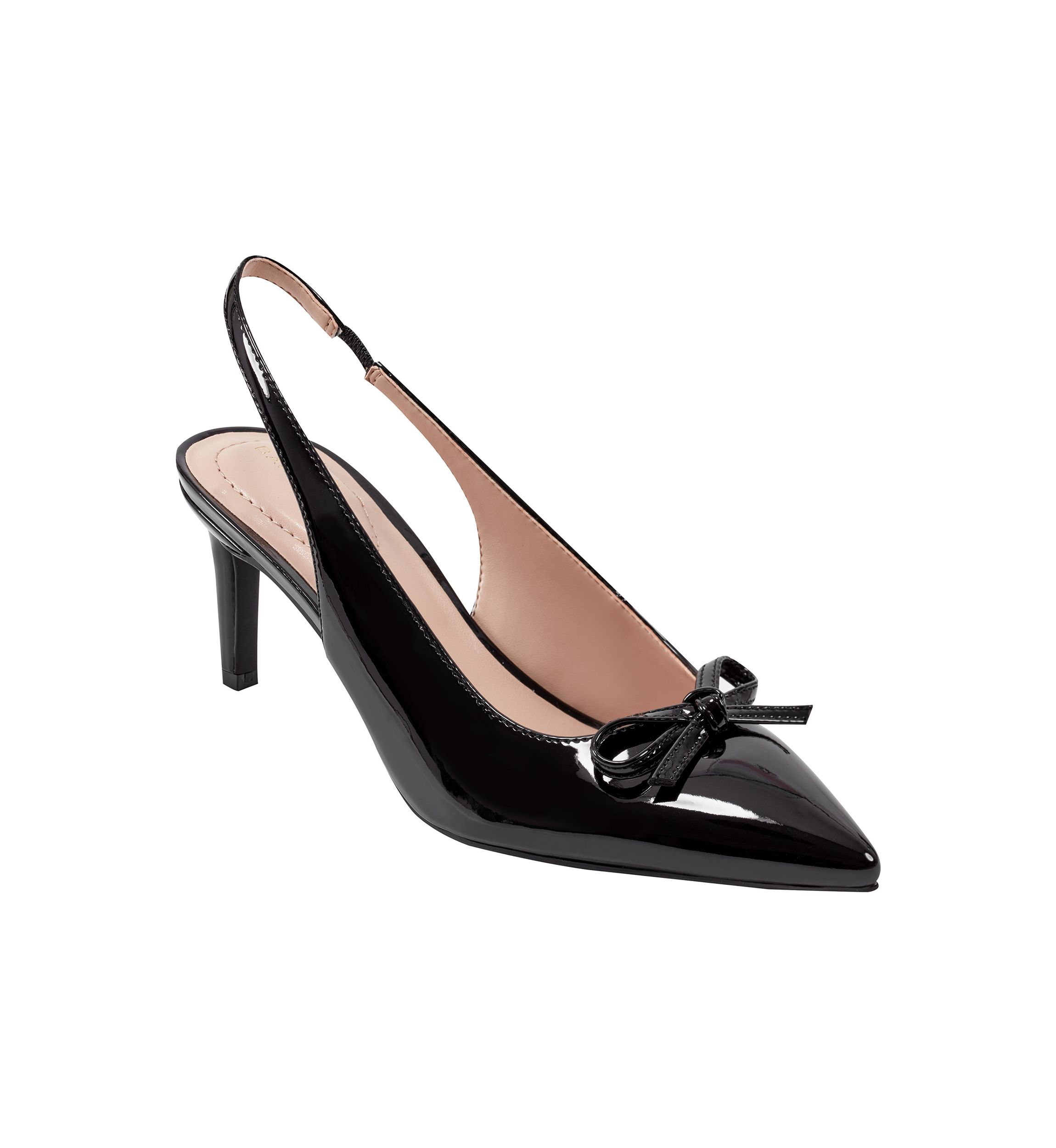 Shane Patent Slingback Heels