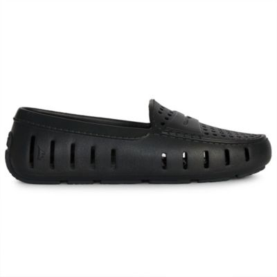 Floafers Women's Posh Driver Classic Waterproof Loafer, Black, 10M
