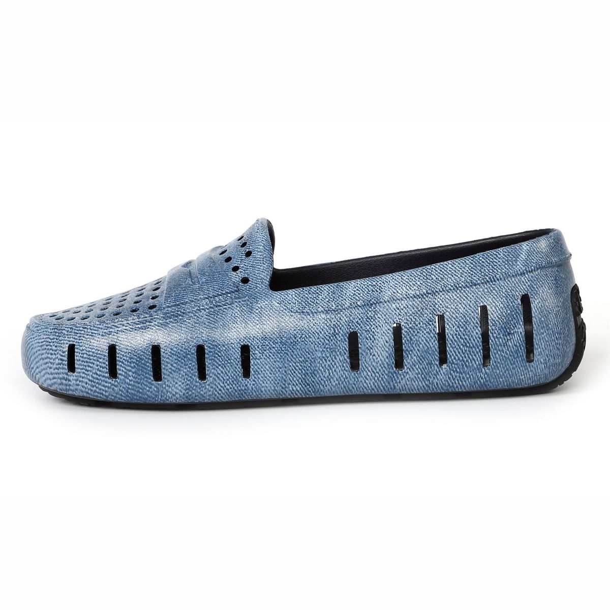 Posh Driver Denim Print Waterproof Loafer