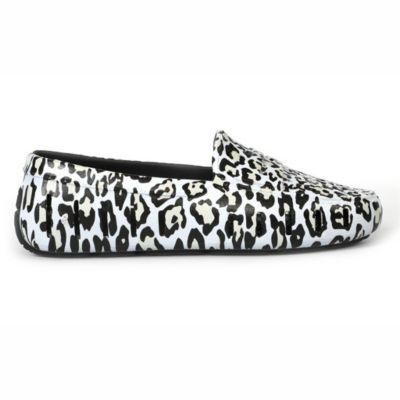 Floafers Women's Posh Driver Animal Print Waterproof Loafer