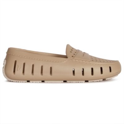 Floafers Women's Posh Driver Classic Waterproof Loafer, Sand, 11M