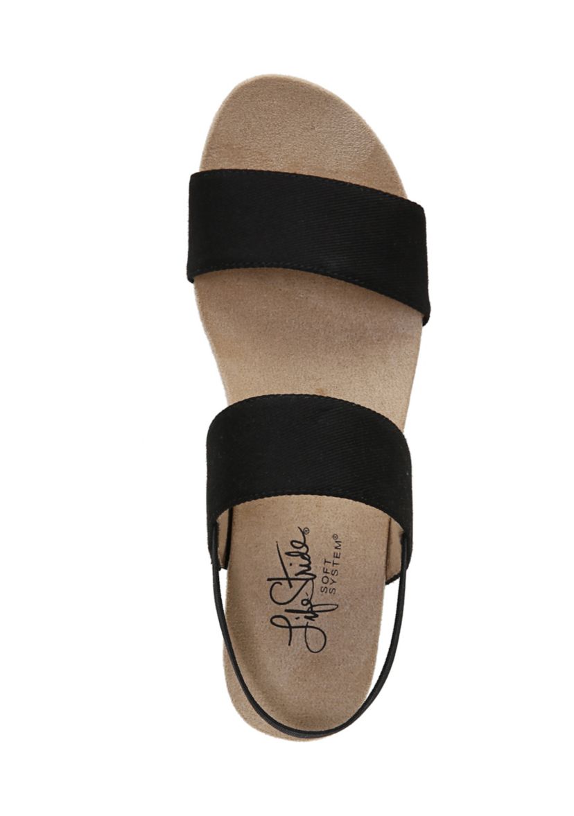 Delta Ankle Strap Wedge