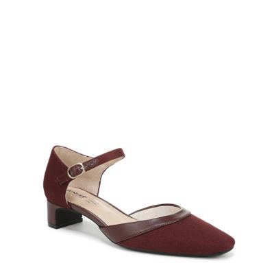 LifeStride Women's Leighton Pump, Red, 9W