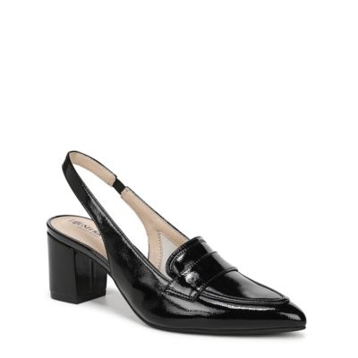LifeStride Women's ANGEL Slingbacks, Black, 8.5M