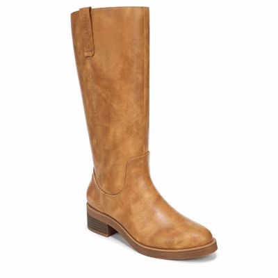LifeStride Women's Brinley Wide Calf Tall Boot, Brown, 8.5W