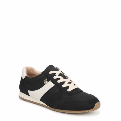 LifeStride Women's Fearless Lace Up Sneaker, Black, 9.5W