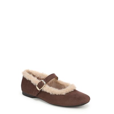 LifeStride Women's Beloved 3 Mary Jane Flat, Brown, 12W
