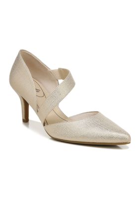 LifeStride Women's Suki Pump, Silver, 6W