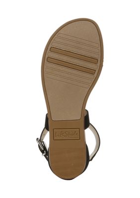 Lifestride Riley Strappy Sandal Tan Synthetic