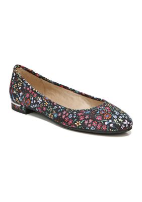 LifeStride Vivienne Black Floral Flats | belk