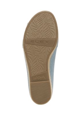 Sola Espadrille Light Denim Wedges