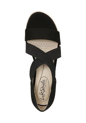 Siesta Strappy Espadrille Wedges