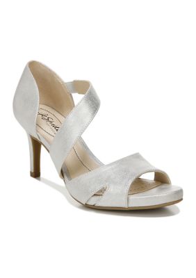silver pumps size 4