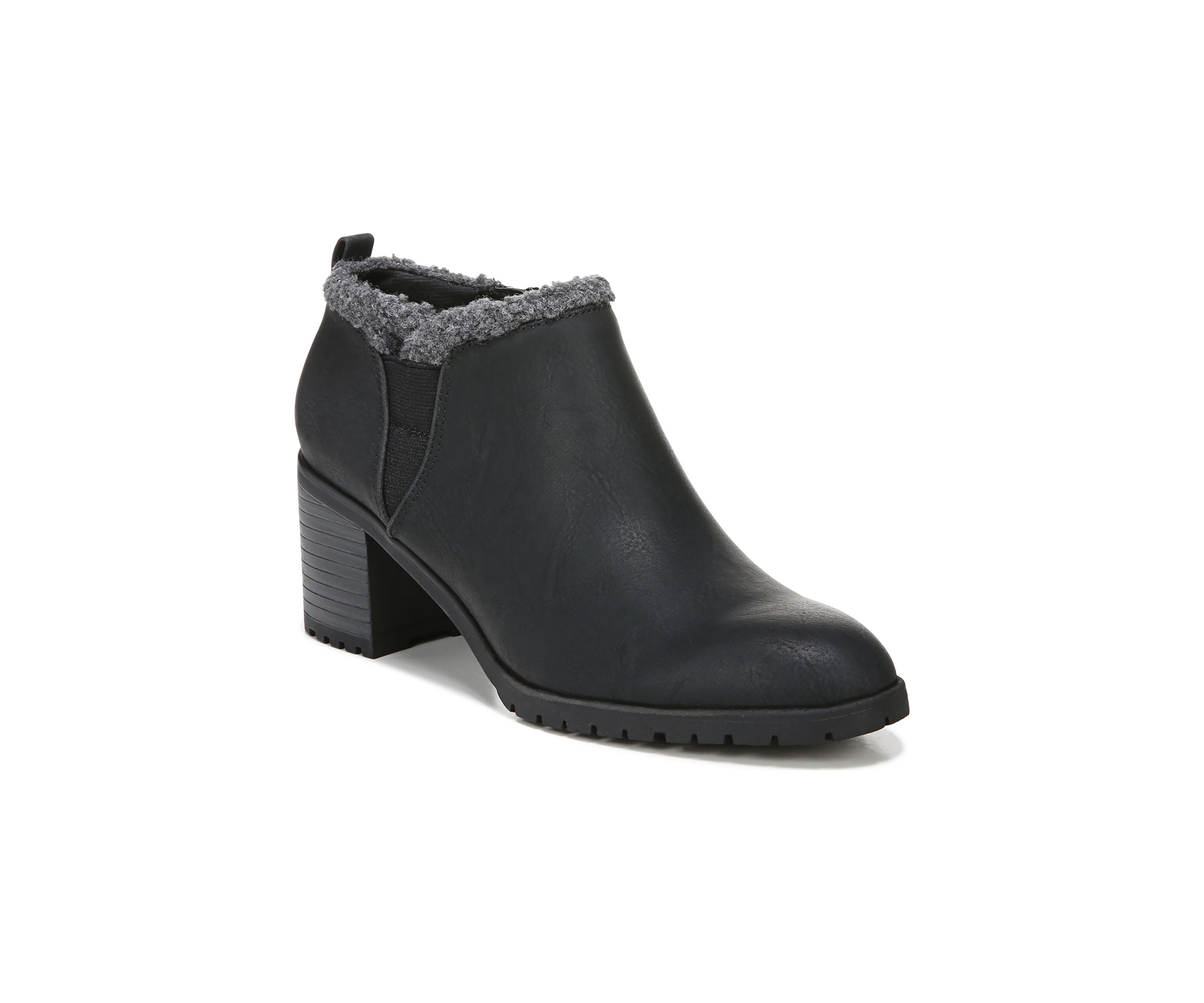 Marilyn Booties - Black Shearling