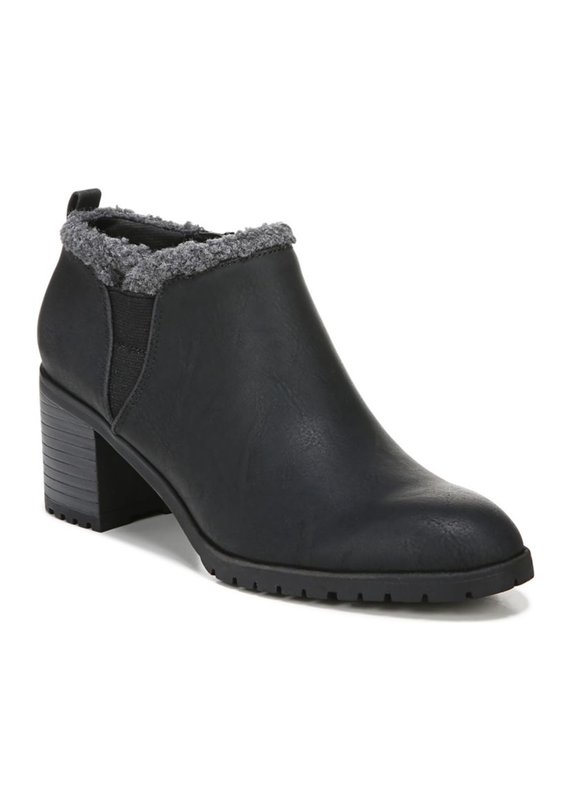 Marilyn Booties - Black Shearling