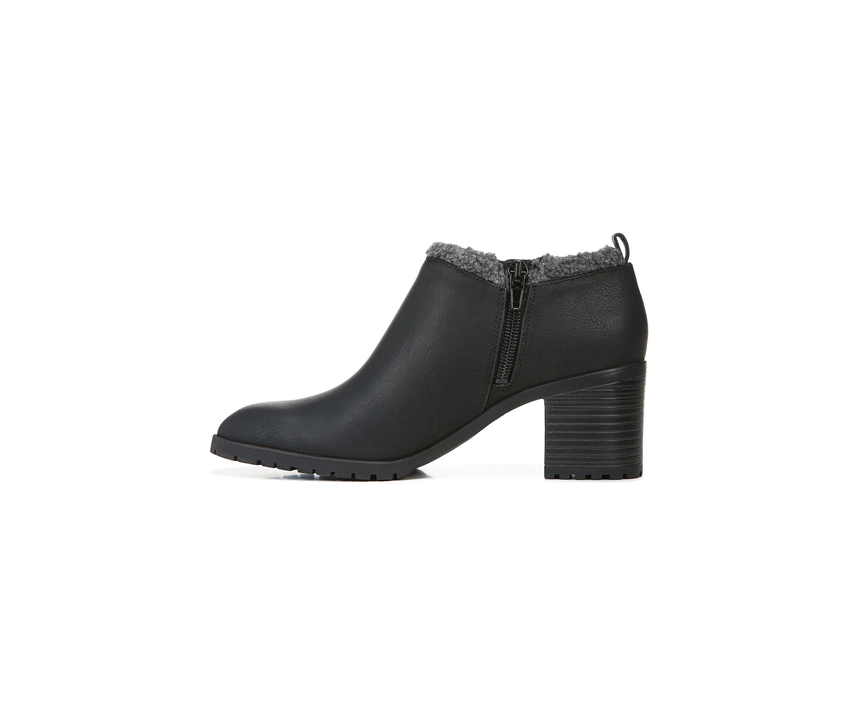 Marilyn Booties - Black Shearling