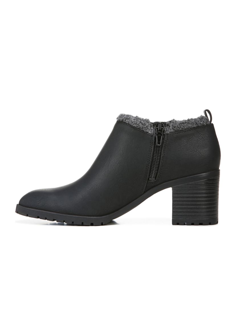 Marilyn Booties - Black Shearling