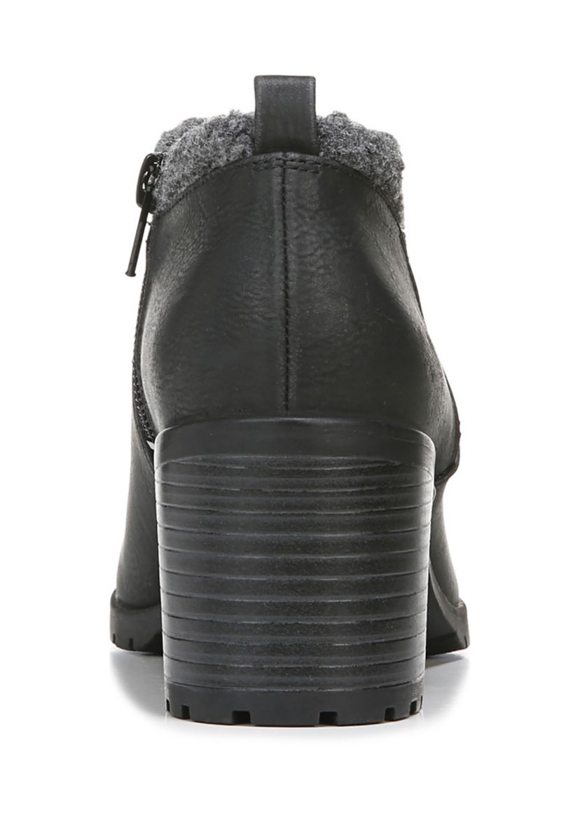 Marilyn Booties - Black Shearling
