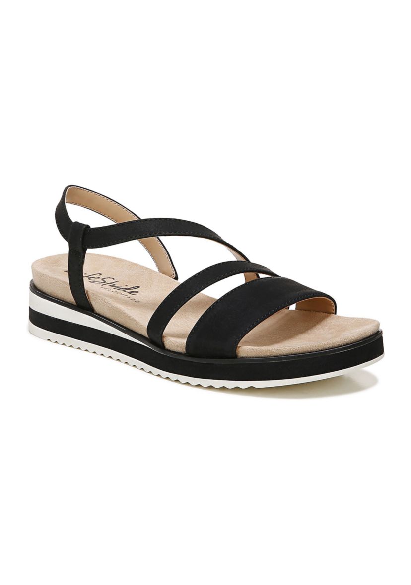Zoe Strappy Sandal Black