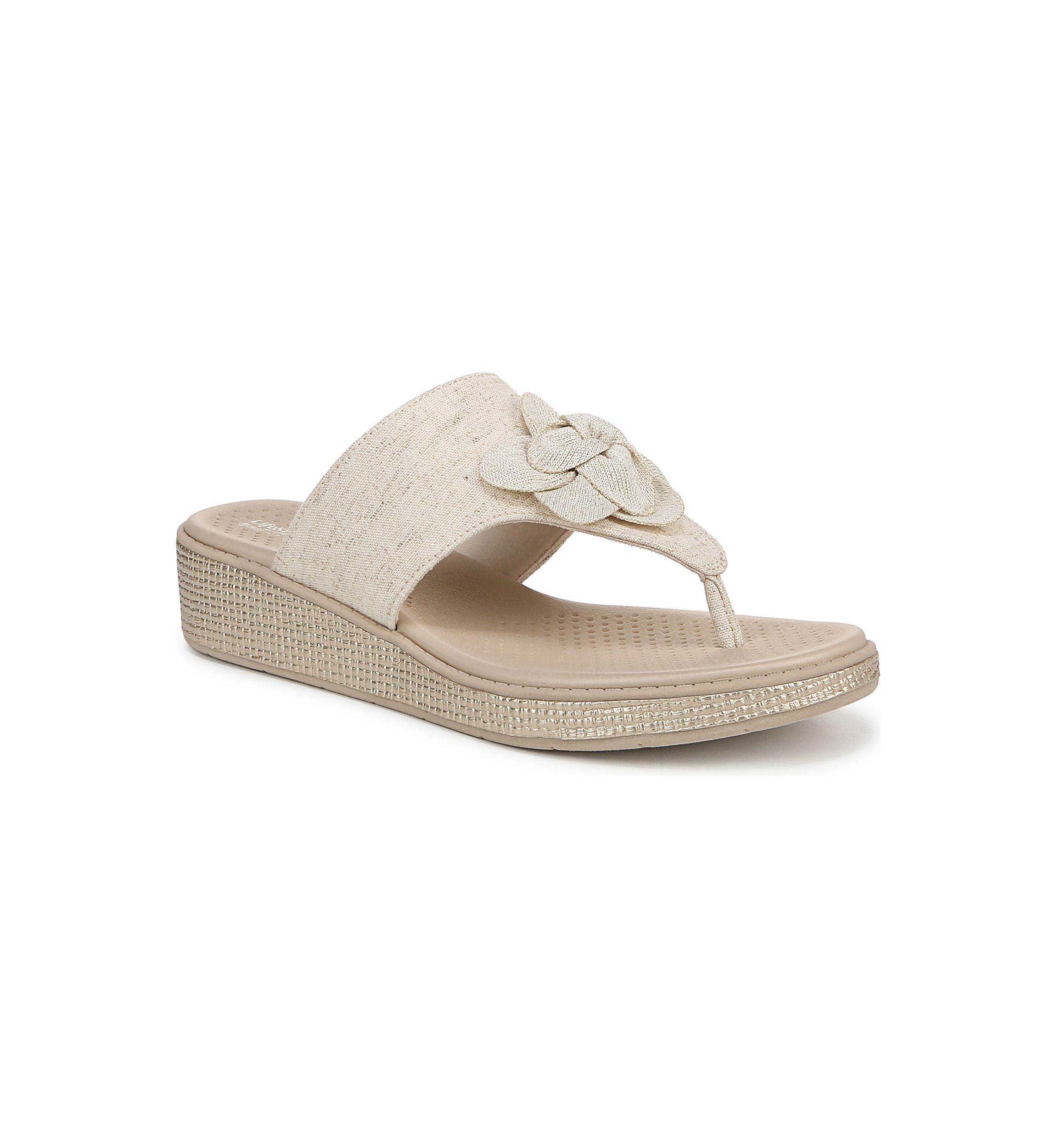 Bloom Platform Wedge Thong Sandals