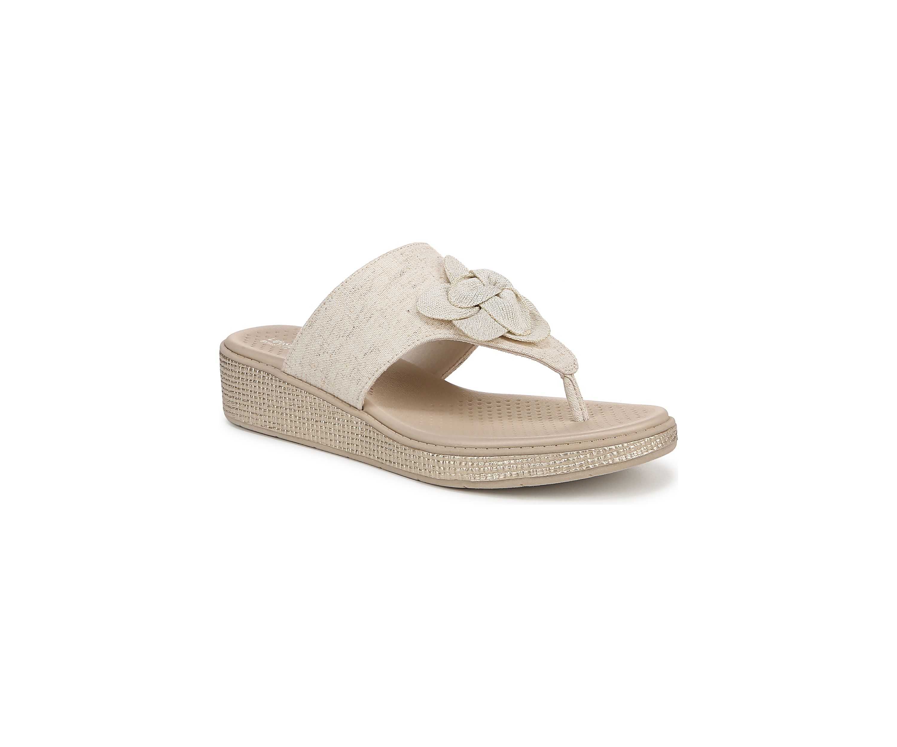 Bloom Platform Wedge Thong Sandals