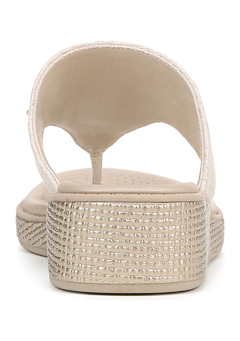 Bloom Platform Wedge Thong Sandals
