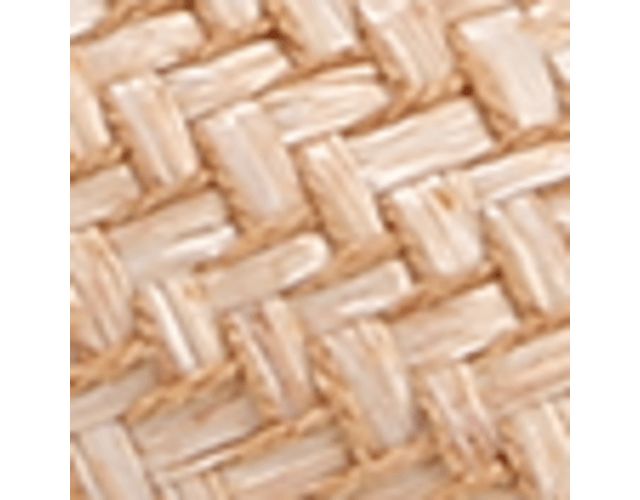Tan Woven Faux Leather
