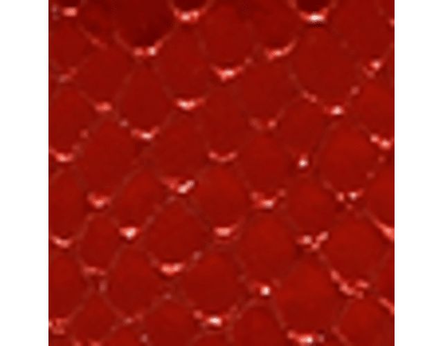 Orange Metallic Snake Print Leather