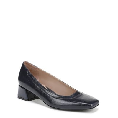 Naturalizer Women's Huntley Block Heel Pump, Navy Blue, 11W