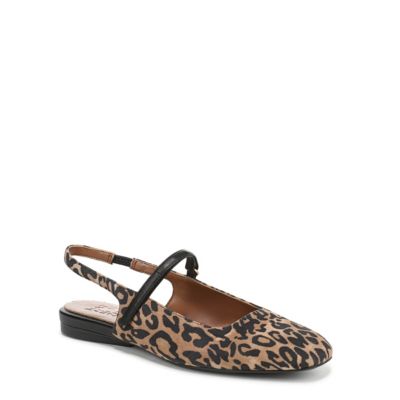 Naturalizer Women's Connie Mary Jane Slingback Flat, Dark Brown, 6.5W