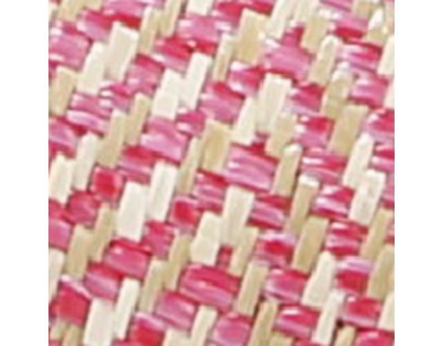 Sunset Coral Pink Woven Leather