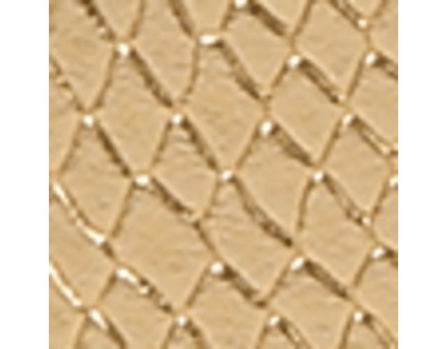 Yellow Metallic Snake Print Faux Leather
