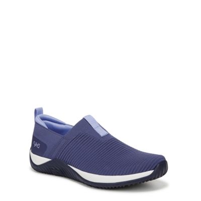 Ryka Women's Echo Knit Slip On Sneaker, Blue, 9W