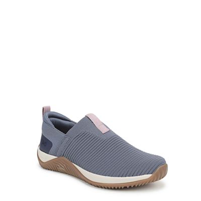Ryka Women's Echo Knit Slip On Sneaker, Blue, 12W