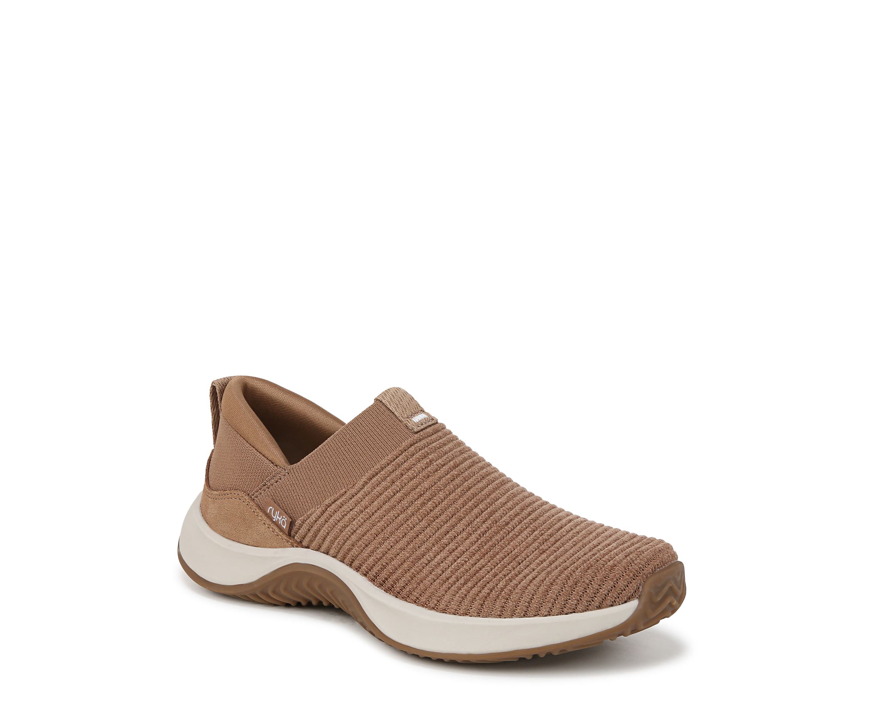Scarpe Maglia A Coste Comfort Ryka Echo Knit Slip-on Sneaker, Scarpe Da Escursionismo Donna, Grigio Talpa Caldo Mélange, 40 EU Larga Scarpe Donna Ryka Echo Knit