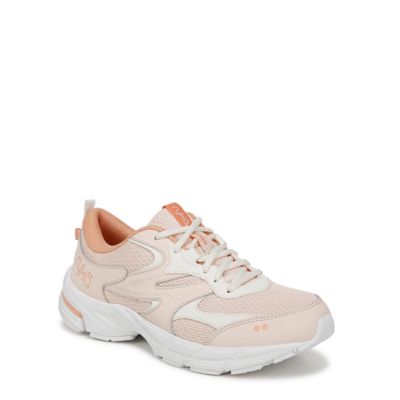 Ryka Women's Invoke Walking Sneaker, Peach, 8.5W