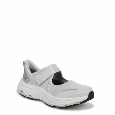 Ryka Women's Devotion Max Mary Jane Walking Sneaker, Silver, 10W