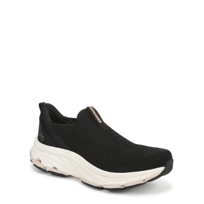 Ryka Women's Devotion Max Knit Slip On Sneaker, Black, 9.5M