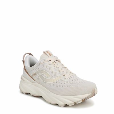 Ryka Women's Distance Lx Running Sneaker, Beige, 12M