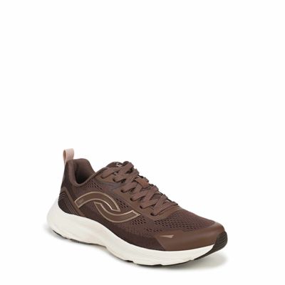 Ryka Women's Devine Walking Sneaker, Brown, 11W
