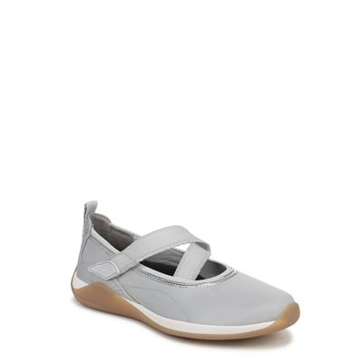 Ryka Women's Era Mary Jane Luxe, Silver, 7M