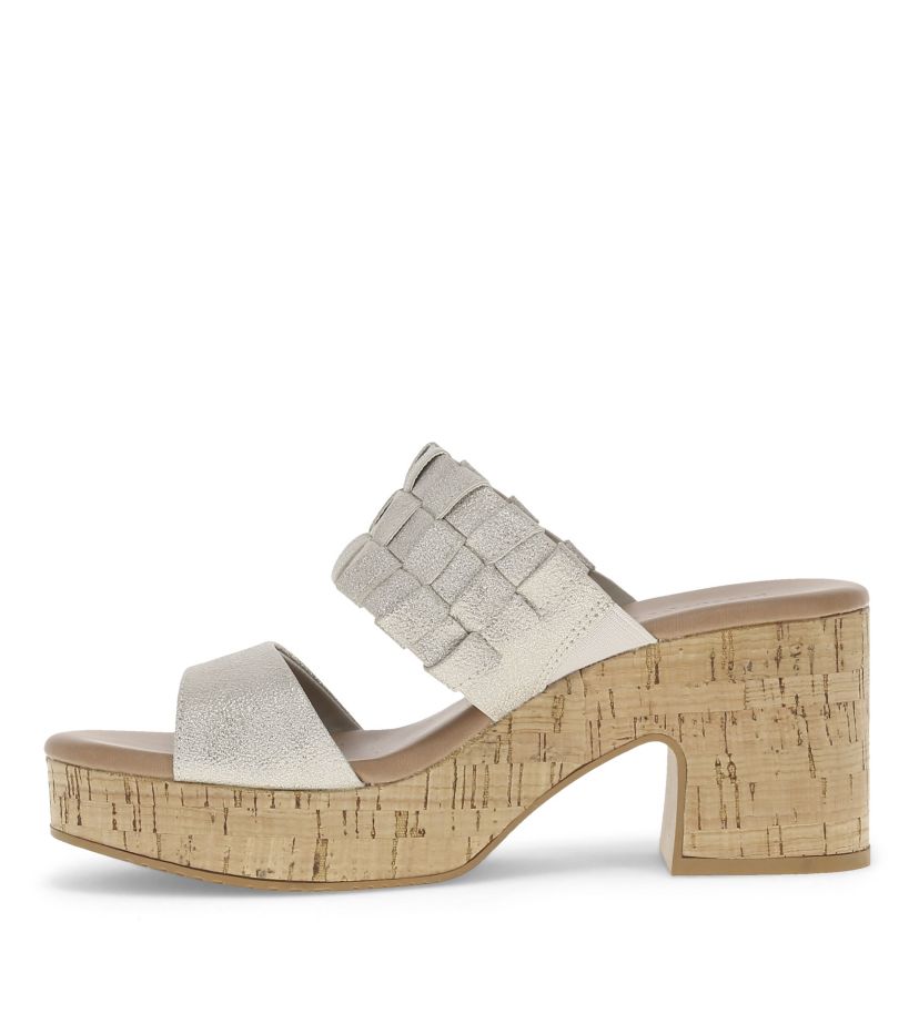 Mavis Block Heel Slide Sandal