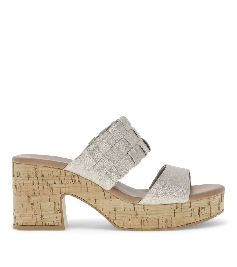 Mavis Block Heel Slide Sandal