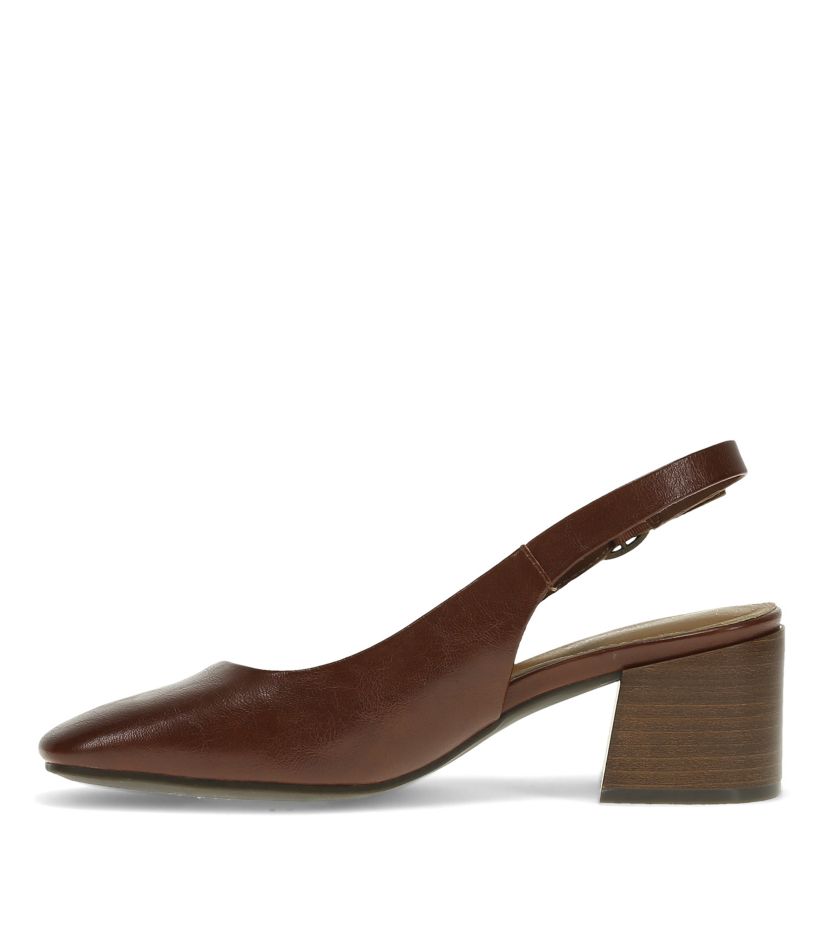 Ester Block Heel Slingback Pump