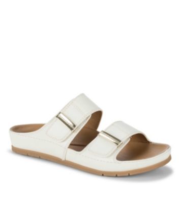 Baretraps Women's Wisteria Slide Sandal, White, 10M