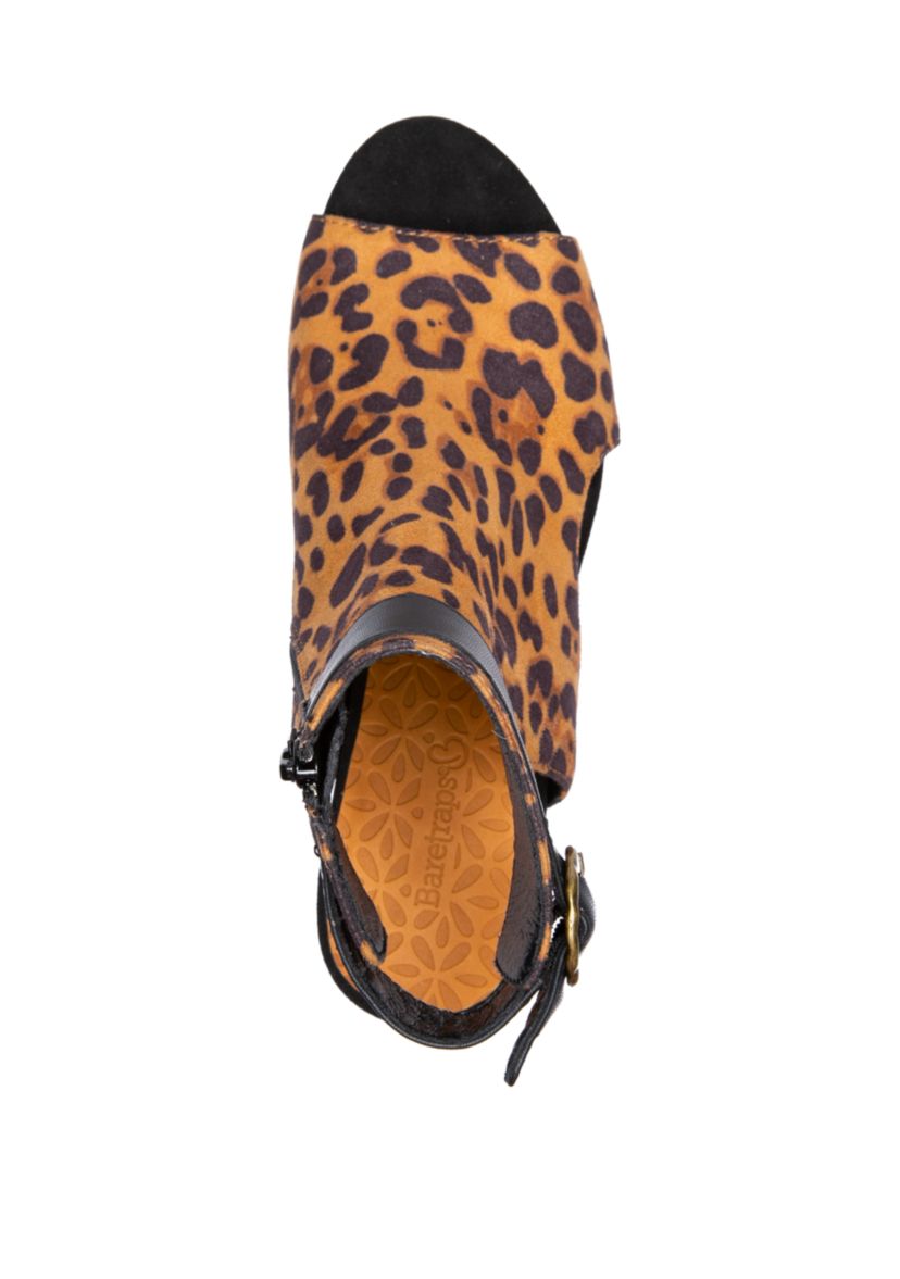 Reining Natural Leopard Heels