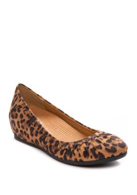 Baretraps Norma Leopard Wedge Flats | belk