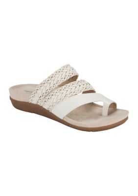 casual slide on sandals