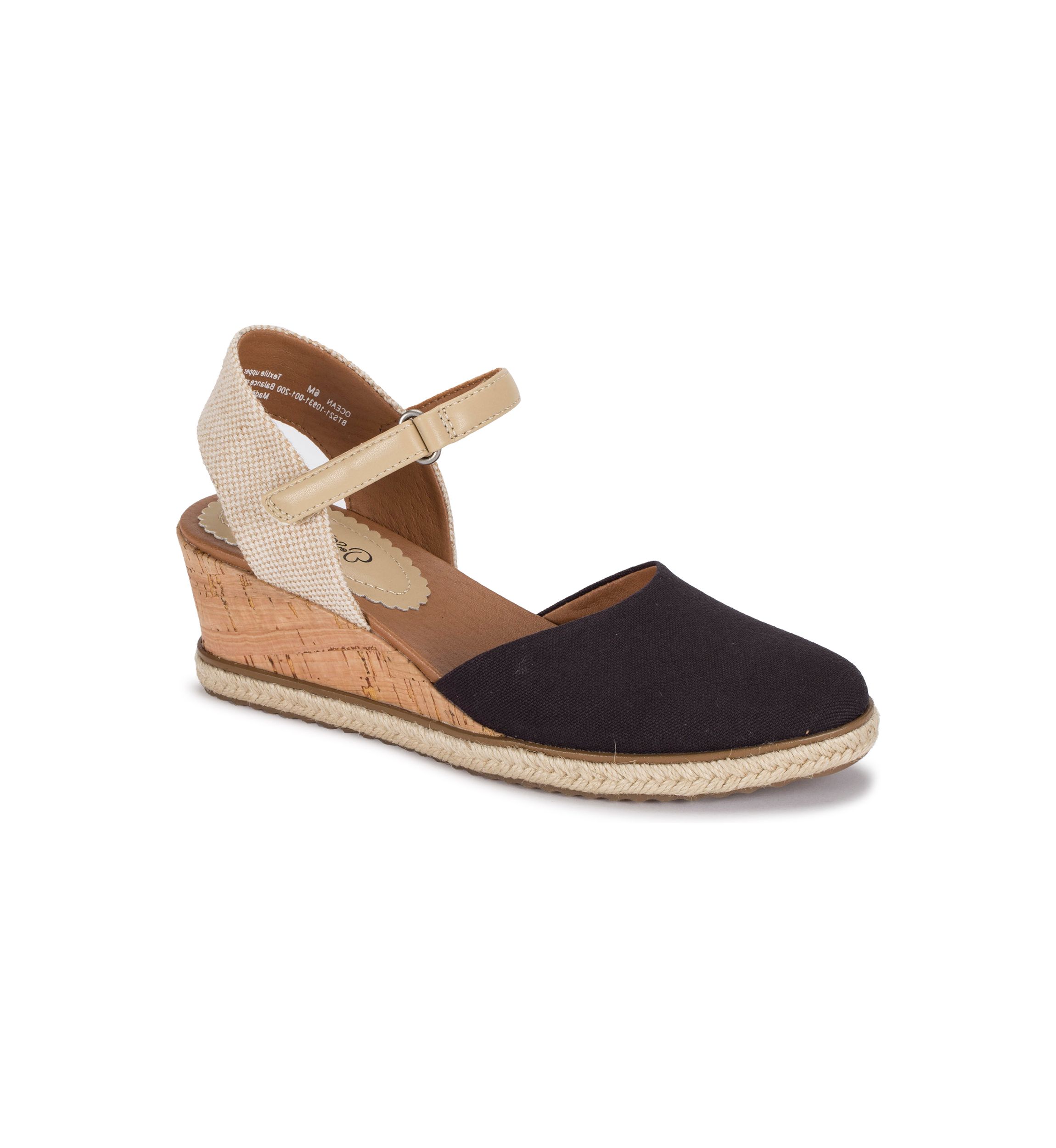 Ocean Closed Toe Wedge Sandal