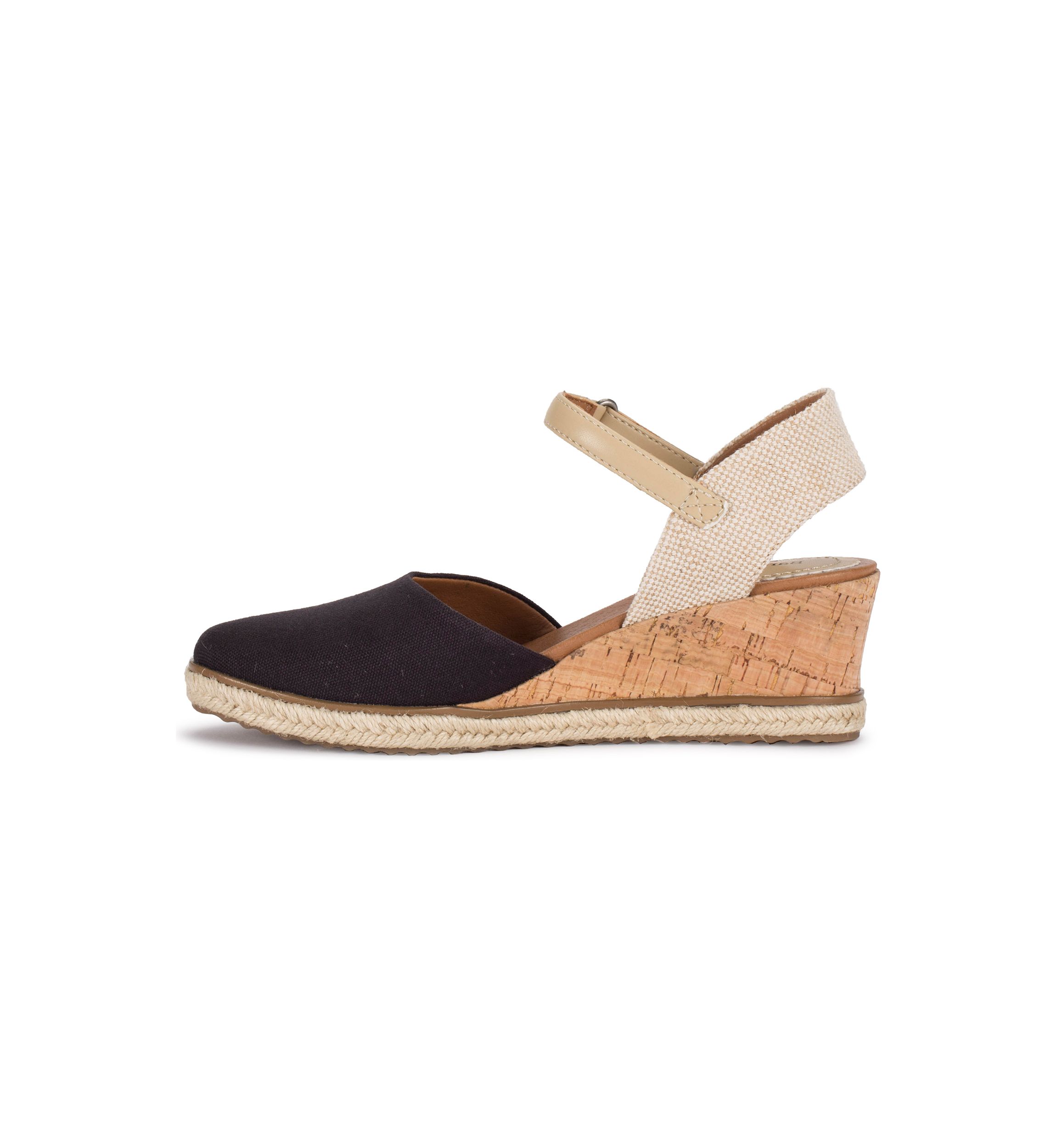Ocean Closed Toe Wedge Sandal